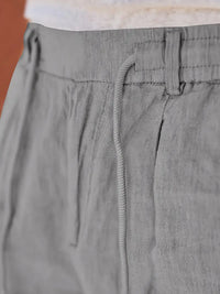 NICHOLS | PANTALON EN LIN AMPLE AVEC CORDON