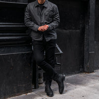 Veste de Champ en Toile Cirée | Charbon