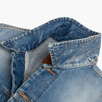 Veste Trucker en Denim Selvedge | Lavage Vintage