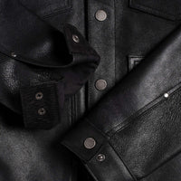 Veste Cruiser Roughout | Noir