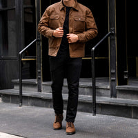Veste Trucker Cirée | Coyote