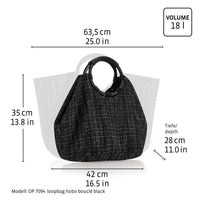 loopbag hobo smiley® teddy chocolat