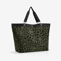 shopper XL teddy leo olive