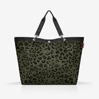shopper XL teddy leo olive