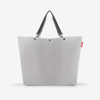 grand cabas XL en chevrons gris