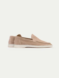 Laurent – Mocassins Classiques en Suède Beige